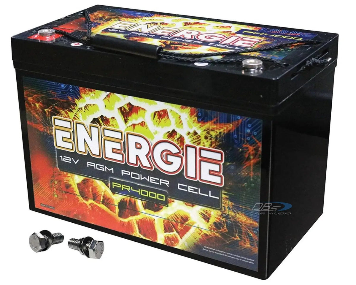 Energie PR4000 12V AGM battery with terminal bolts