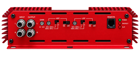 Ruthless Audio Ruthless Audio 5000.2 Red 2 Channel Amplifier - Car Audio