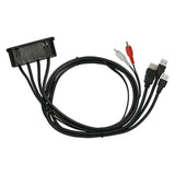 USB/AUX/HDMI® Replacement Panel - Chrysler | Dodge | Jeep 2015-2016 — AXUSB-CH1