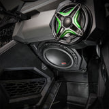 265-RZ6-PHZ6KL manufacturer-published under-dash subwoofer and speaker installation reference