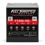 Full Throttle FT400-30L AGM battery, front view