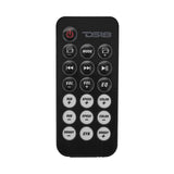 DS18 soundbar remote with audio playback, volume and RGB lighting controls