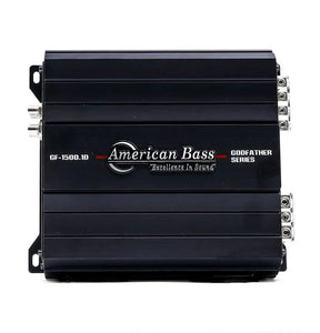 American Bass American Bass Godfather 1500.1D 1,500 Watt Monoblock Amplifier - Car Audio
