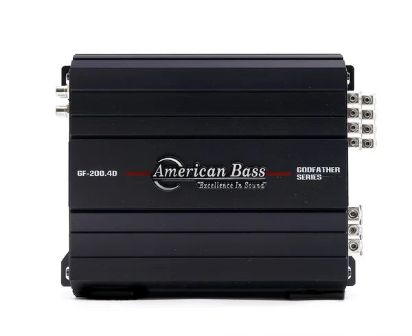 American Bass American Bass Godfather 200.4D 4-Channel Amplifier - Car Audio
