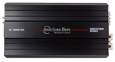 American Bass American Bass Godfather 3000.1FR 3,000 Watt Monoblock Amplifier - Car Audio