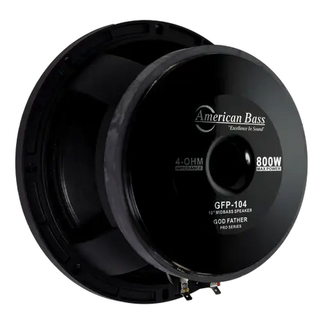 American Bass American Bass Godfather Pro Cast 104 Midbass Speaker (single) - Car Audio