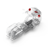 3D Installation View of Components on a Road Glide