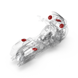 3D Installation View of Components on a Road Glide