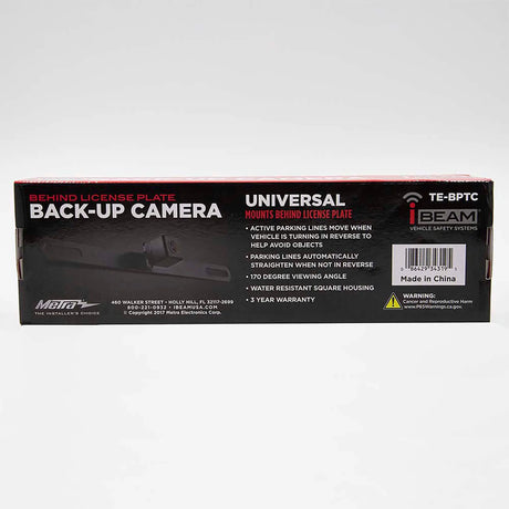 TE-BPTC manufacturer packaging back with model and UPC identification