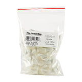 Bag of white Install Bay CCL1614 closed-end crimp caps labeled 16–14 gauge and 100 pieces