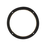 Black circular speaker ring with mounting holes, front view