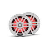 Rockford Fosgate M1-6 6-Inch Color Optix Marine Speakers, White, Pair
