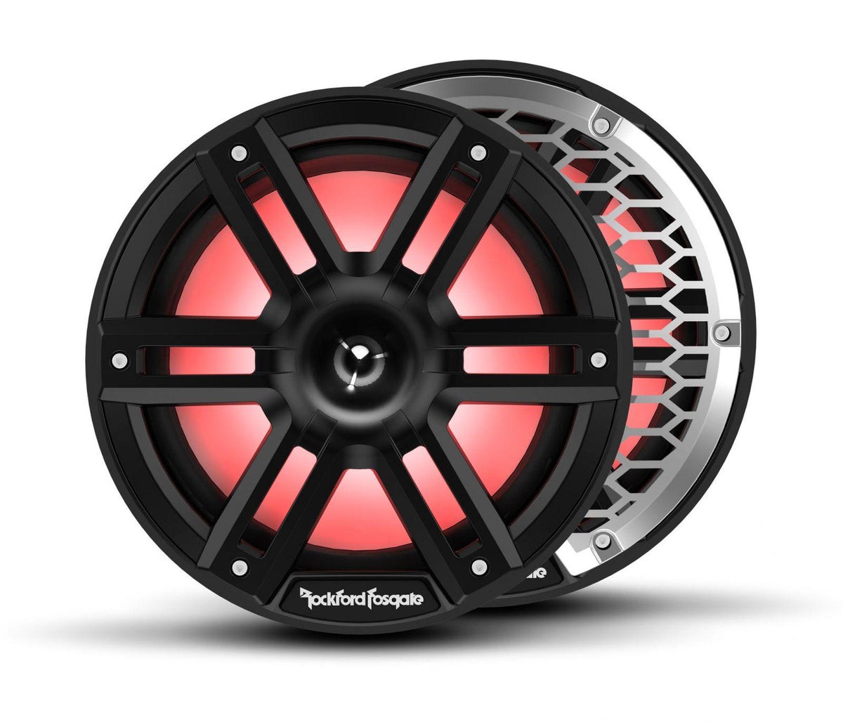 Rockford Fosgate M2-8HB 8-inch black horn-loaded marine speaker from the pair
