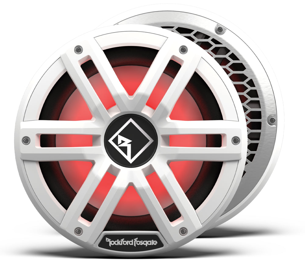 Rockford Fosgate M2D2-10S-G2 white 10-inch Gen-2 marine subwoofer