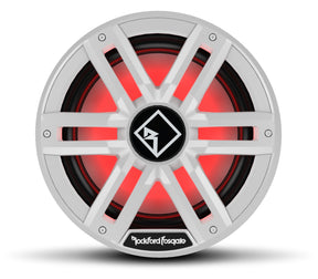 White Rockford Fosgate M2D2-12S 12-inch marine subwoofer