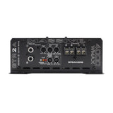 Massive Audio GTR2A panel with parallel RCA inputs, gain and filter controls, remote port and speaker terminals