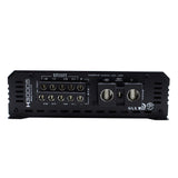 Massive H30005 amplifier terminal panel with five-channel speaker connections and power inputs