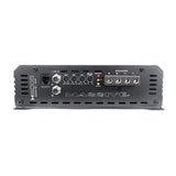 Massive Audio H8000 input panel with RCA sockets, filter controls, speaker terminals and remote port