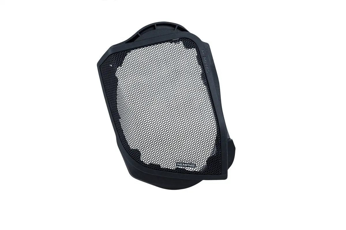 Black mesh speaker grille from the Memphis saddlebag kit