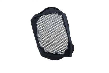 Black mesh speaker grille from the Memphis saddlebag kit
