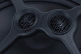 Close-up of an oval Memphis speaker with two mesh-covered tweeters