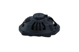Memphis oval speaker rear angle showing its black vented basket and magnet assembly