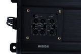 Memphis MX600.6 control panel with input-mode switch and separate crossover, frequency and sensitivity controls