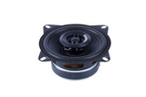 Angled view of one Memphis coaxial speaker showing its central tweeter and metal basket