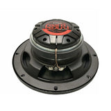 Rear of a Memphis Street Reference speaker with a red-and-black label and two exposed terminals