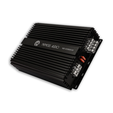 Nemesis Audio Nemesis Audio NA-K200X4D 200W RMS x 4 Class D 4-Channel Car Amplifier Made In Korea Team Series - Car Audio
