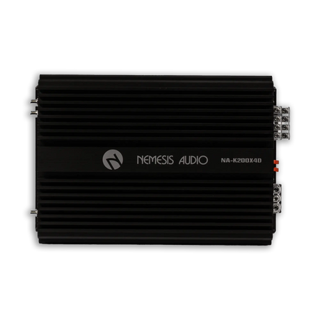 Nemesis Audio Nemesis Audio NA-K200X4D 200W RMS x 4 Class D 4-Channel Car Amplifier Made In Korea Team Series - Car Audio