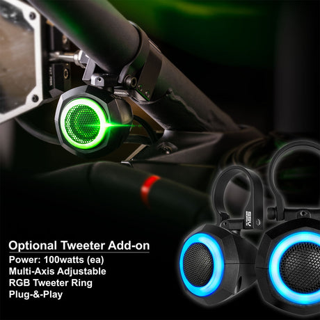 2014-2023 Polaris RZR V-Spec 3-Speaker Plug-&-Play Kit for Ride Command