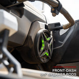 SSV Works V6 front-dash speaker pod installed in Polaris RZR Pro R