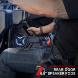 SSV Works V6 rear-door speaker pod installed in Polaris RZR Pro R