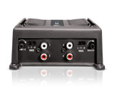 Banda BD 400.4 2-ohm amplifier, input and controls panel