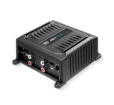 Banda BD 800.4 2-ohm amplifier, angled input-panel view