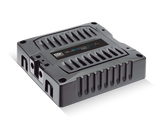 Banda Electra 3K 1-ohm amplifier, angled power-terminal view