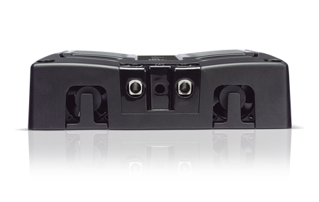 Banda Electra 3K 1-ohm amplifier, power terminals and cooling fans