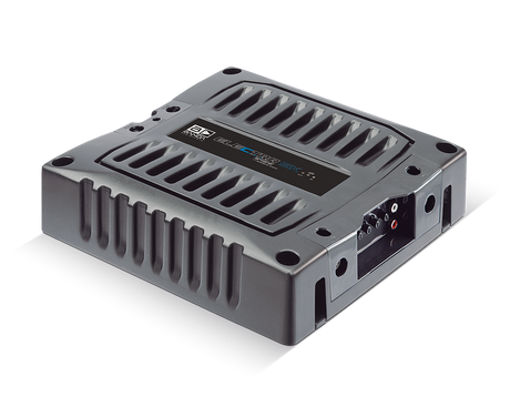 Banda Electra 5K 1-ohm amplifier, angled signal-panel view