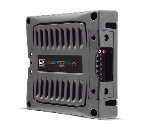 Banda Electra 5K 1-ohm amplifier, opposite top angle