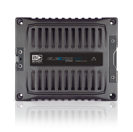 Banda Electra 8K 2-ohm amplifier, top view