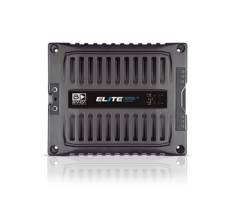 Banda Elite 4000.4 1-ohm amplifier, top view
