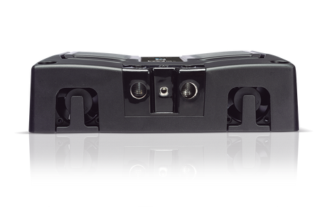 Banda Elite 4000.4 1-ohm amplifier, power terminals and cooling fans