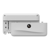 Infinity Marine 3004A 4-Channel Amplifier, top cover removed to expose controls