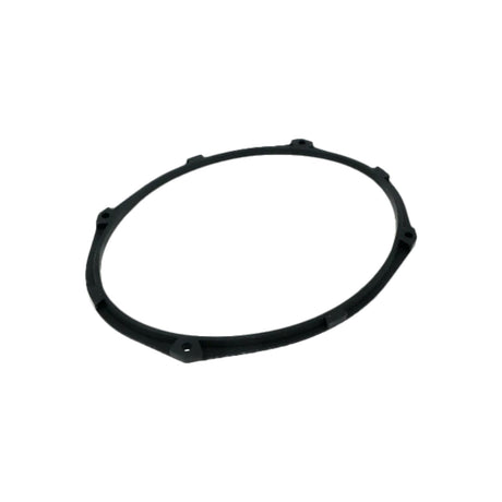 Black oval speaker mounting ring with screw tabs