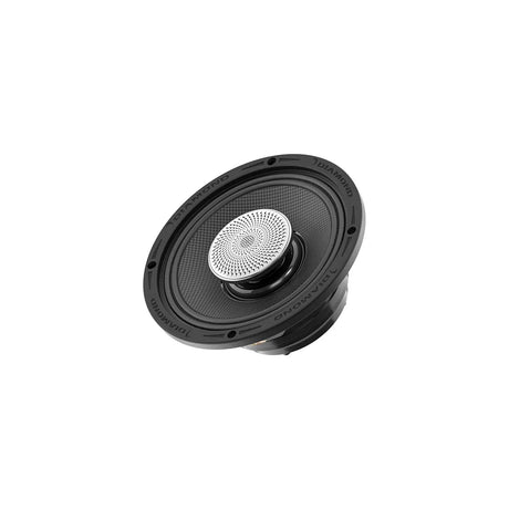 Diamond Audio round coaxial speaker, angled front view with a silver mesh-covered tweeter