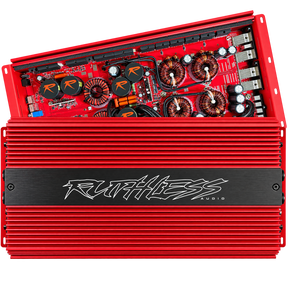 Ruthless Audio Ruthless Audio 5000.2 Red 2 Channel Amplifier - Car Audio