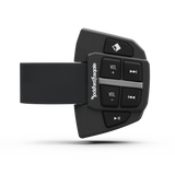 Front View of Bluetooth Universal Remote with Hand-Held Steering Strap