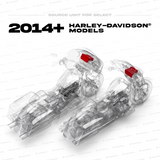 3D View of PMX-HD14 in Street Glide & Road Glide