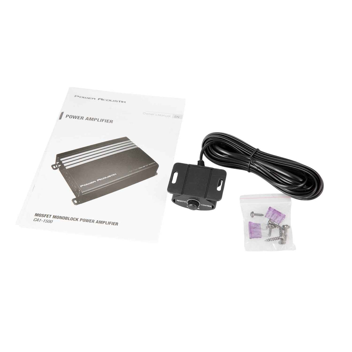 Power Acoustik CA1-1500 Class A/B Monoblock Car Amplifier - view 6